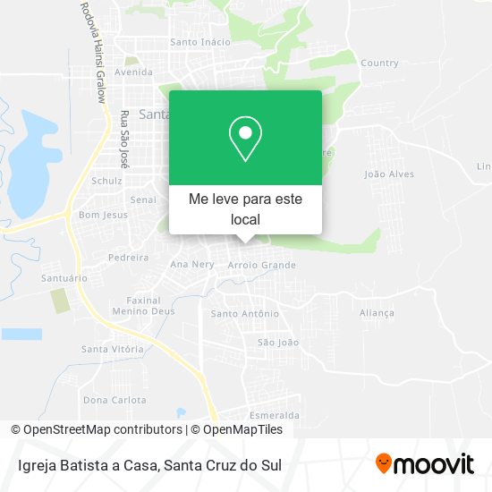 Igreja Batista a Casa mapa