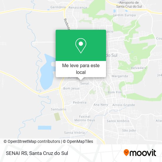 SENAI RS mapa