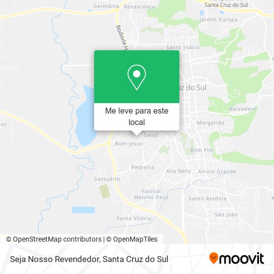 Seja Nosso Revendedor mapa