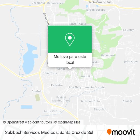Sulzbach Servicos Medicos mapa