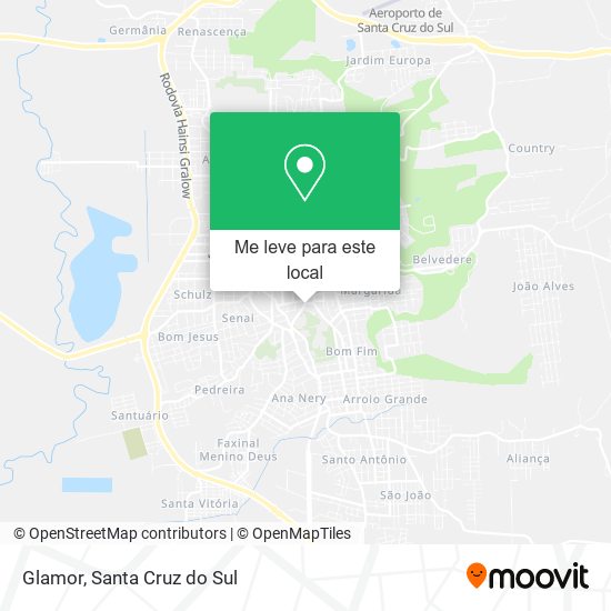 Glamor mapa