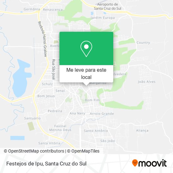 Festejos de Ipu mapa