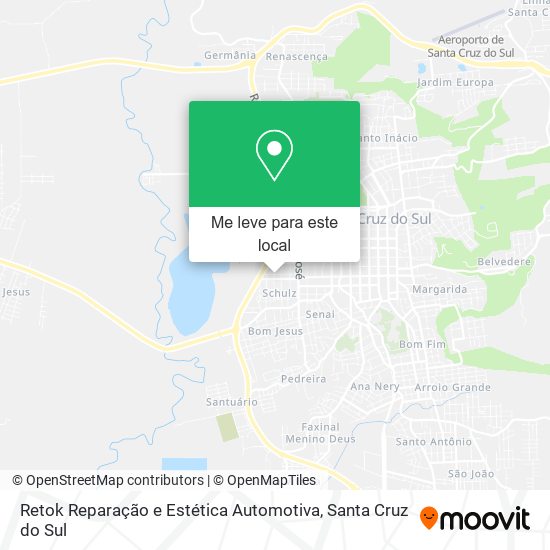 Retok Reparação e Estética Automotiva mapa
