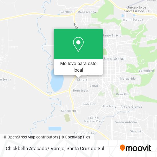 Chickbella Atacado/ Varejo mapa