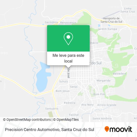 Precision Centro Automotivo mapa