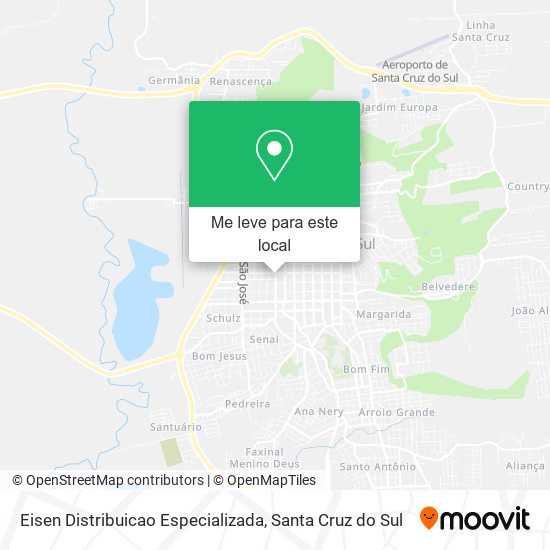 Eisen Distribuicao Especializada mapa