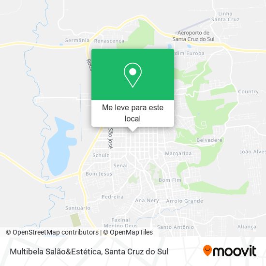 Multibela Salão&Estética mapa