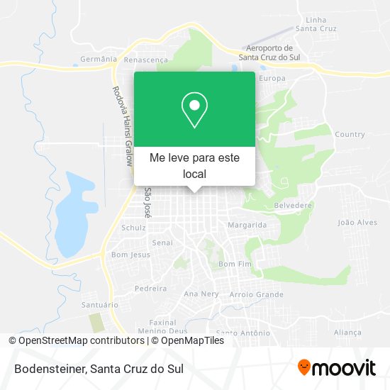 Bodensteiner mapa