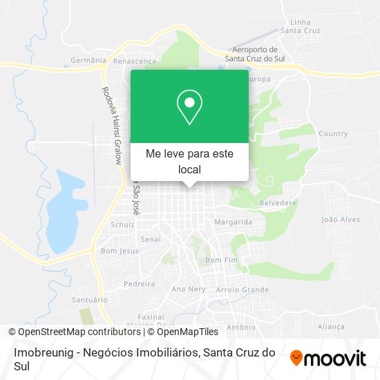 Imobreunig - Negócios Imobiliários mapa