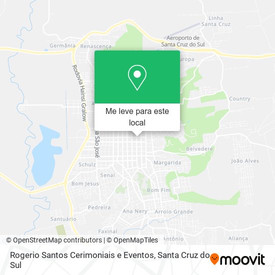 Rogerio Santos Cerimoniais e Eventos mapa