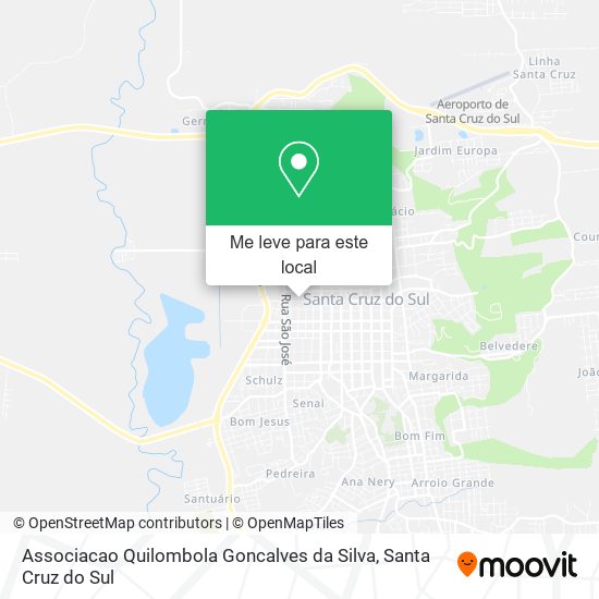 Associacao Quilombola Goncalves da Silva mapa