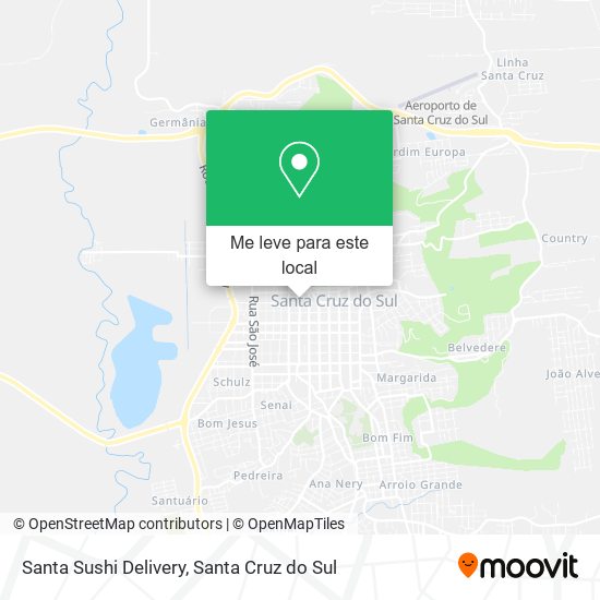 Santa Sushi Delivery mapa