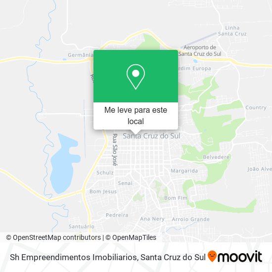 Sh Empreendimentos Imobiliarios mapa