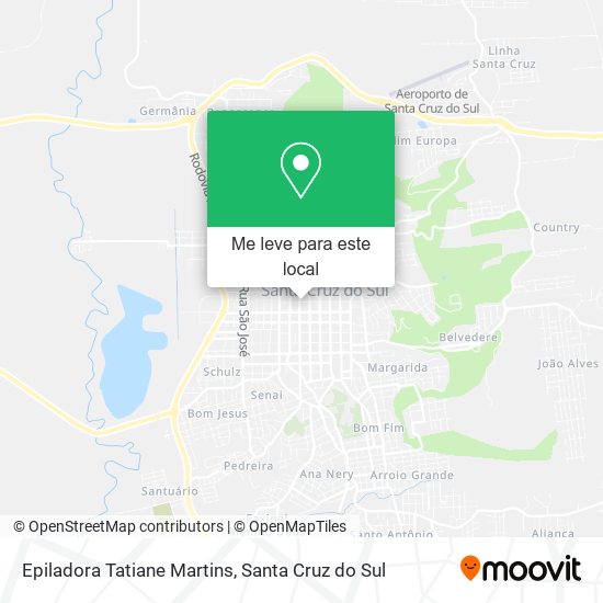 Epiladora Tatiane Martins mapa
