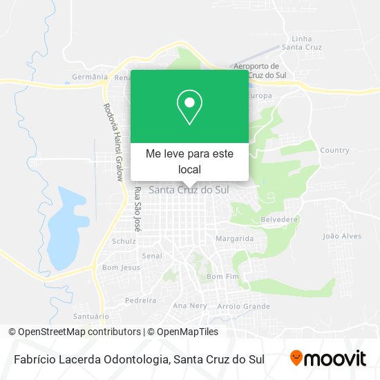 Fabrício Lacerda Odontologia mapa