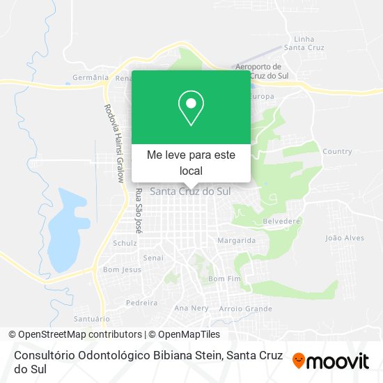 Consultório Odontológico Bibiana Stein mapa