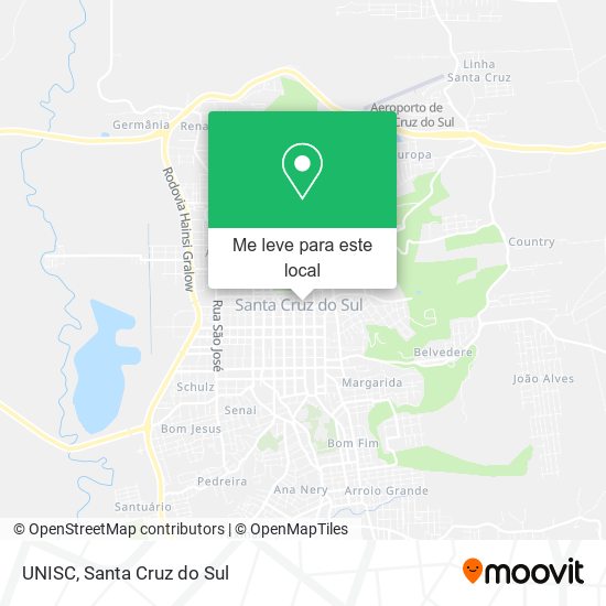 UNISC mapa