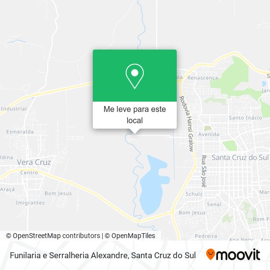 Funilaria e Serralheria Alexandre mapa