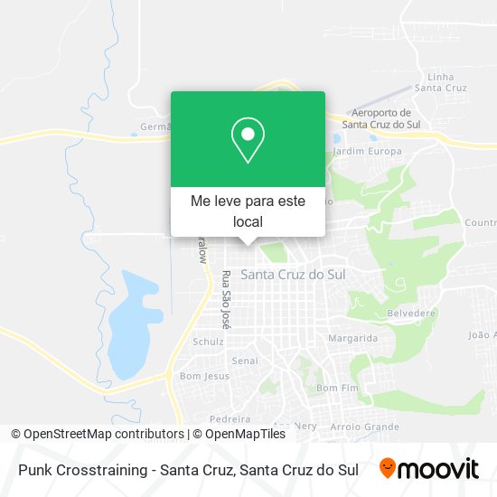 Punk Crosstraining - Santa Cruz mapa