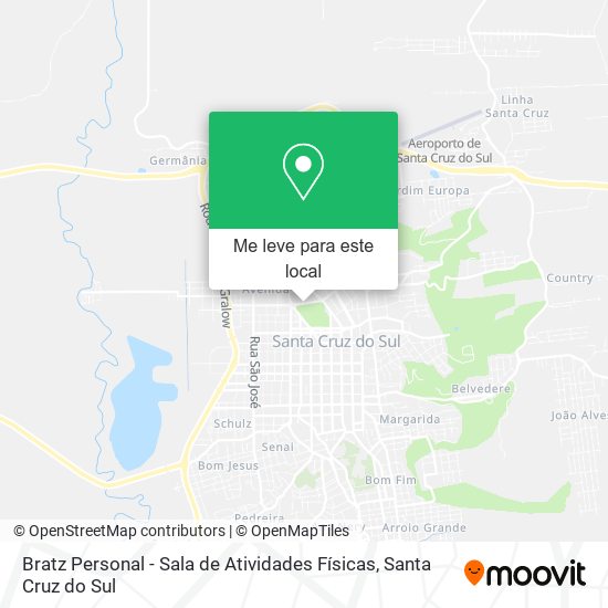 Bratz Personal - Sala de Atividades Físicas mapa