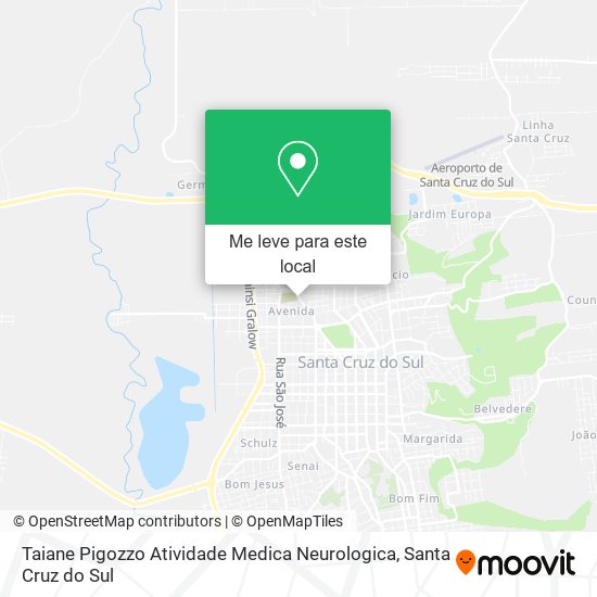 Taiane Pigozzo Atividade Medica Neurologica mapa