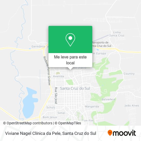 Viviane Nagel Clínica da Pele mapa