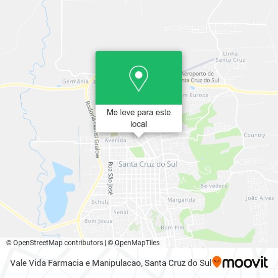 Vale Vida Farmacia e Manipulacao mapa