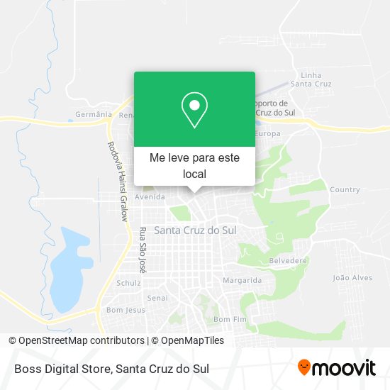 Boss Digital Store mapa
