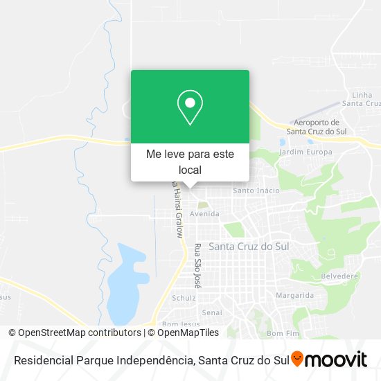 Residencial Parque Independência mapa