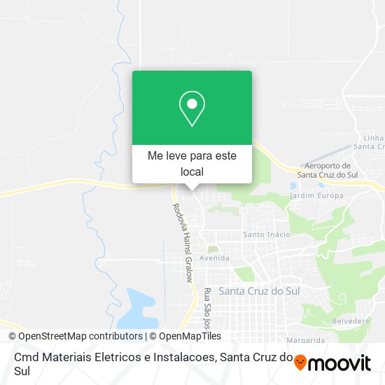 Cmd Materiais Eletricos e Instalacoes mapa