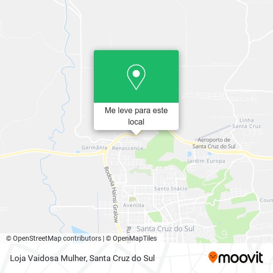 Loja Vaidosa Mulher mapa