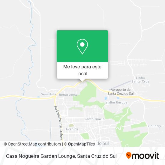 Casa Nogueira Garden Lounge mapa