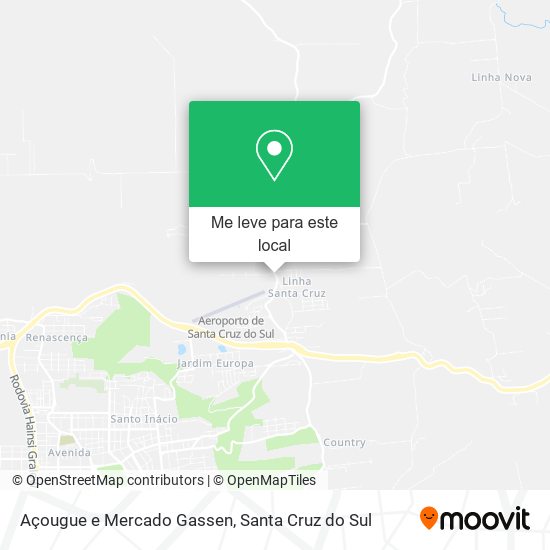 Açougue e Mercado Gassen mapa