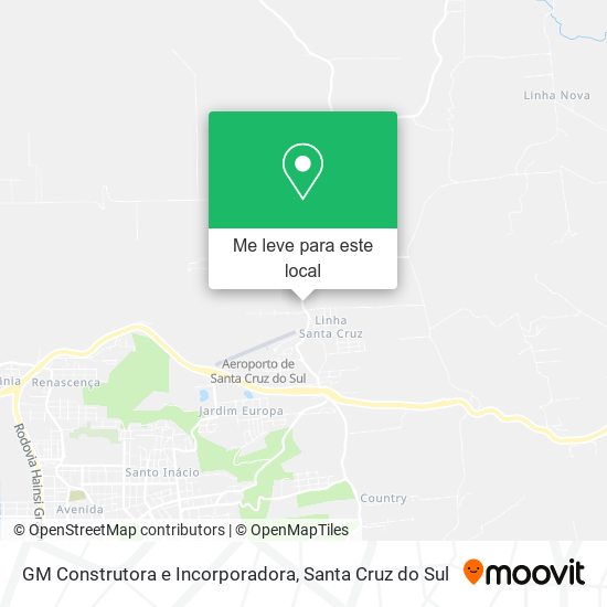 GM Construtora e Incorporadora mapa