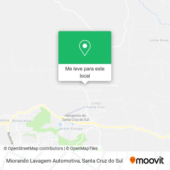 Miorando Lavagem Automotiva mapa
