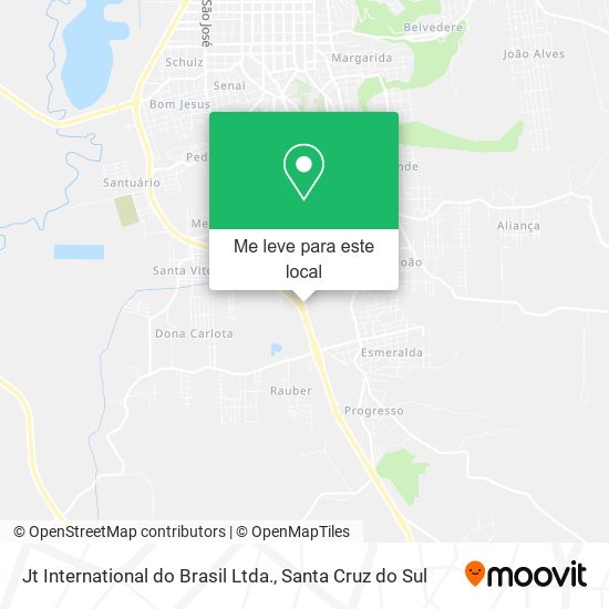 Jt International do Brasil Ltda. mapa