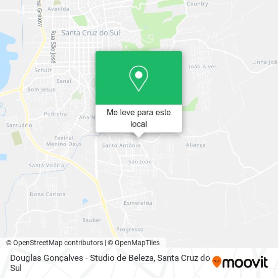 Douglas Gonçalves - Studio de Beleza mapa