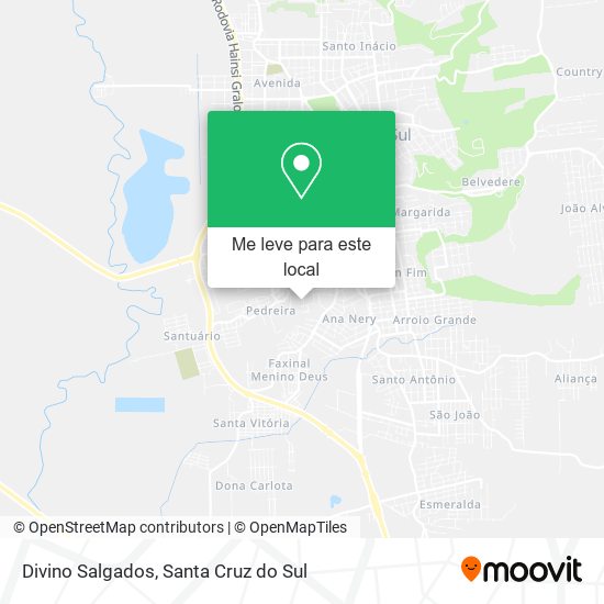 Divino Salgados mapa