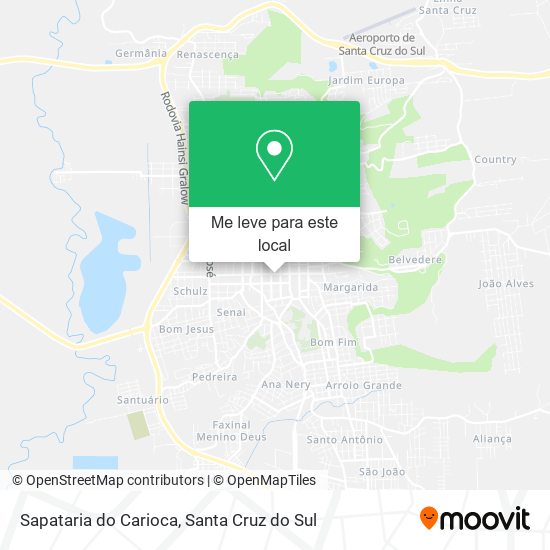 Sapataria do Carioca mapa