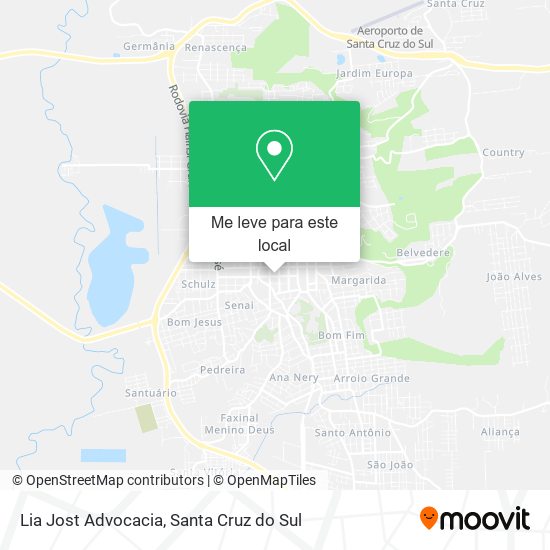 Lia Jost Advocacia mapa