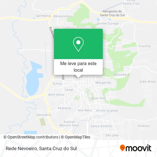 Rede Nevoeiro mapa