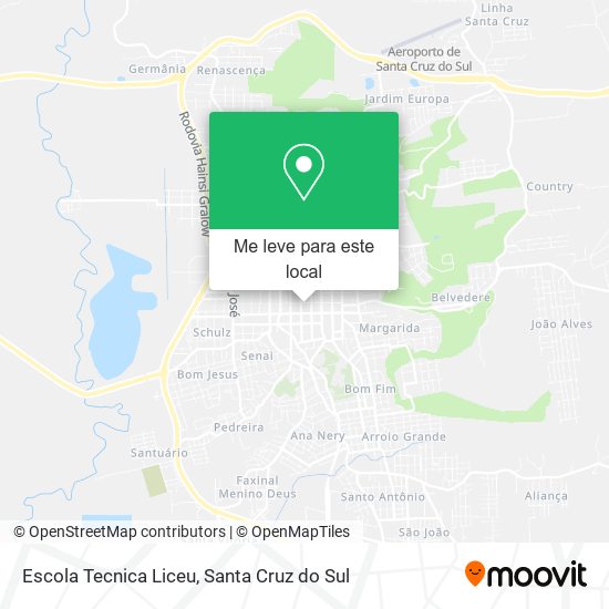 Escola Tecnica Liceu mapa
