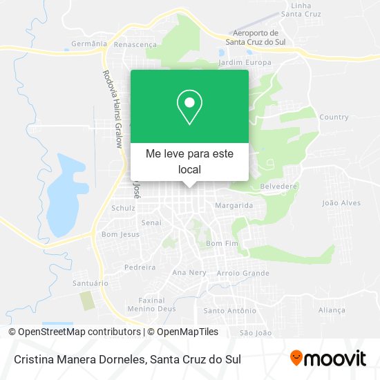 Cristina Manera Dorneles mapa