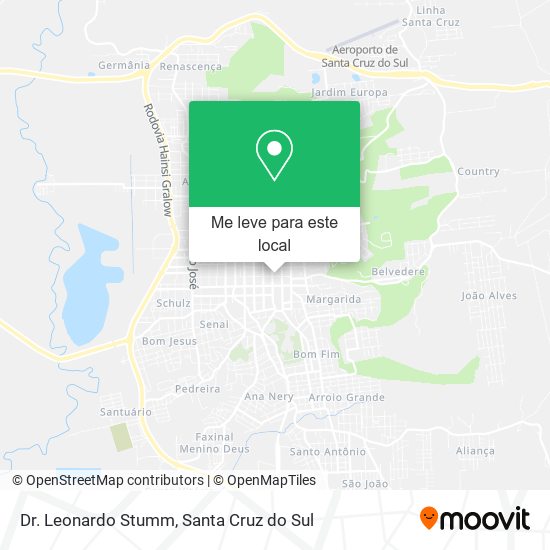 Dr. Leonardo Stumm mapa