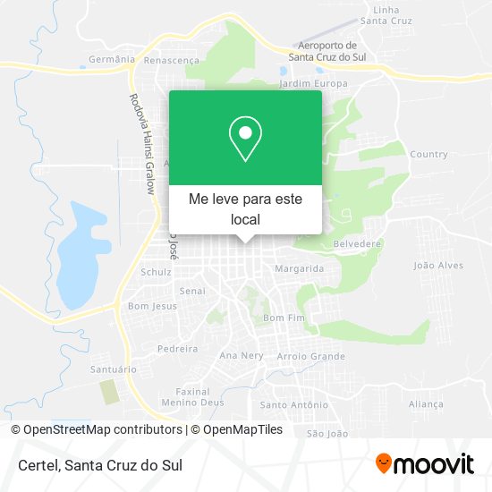 Certel mapa
