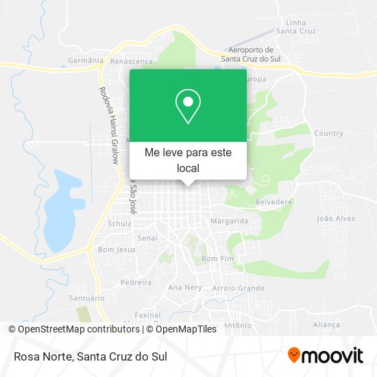 Rosa Norte mapa
