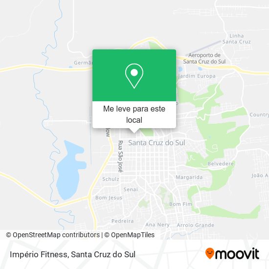 Império Fitness mapa