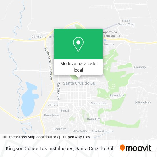 Kingson Consertos Instalacoes mapa