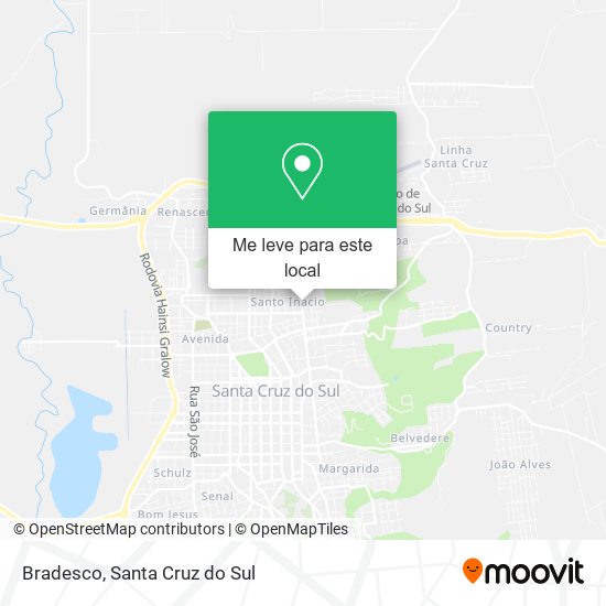 Bradesco mapa
