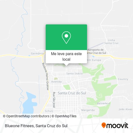 Blueone Fitnees mapa